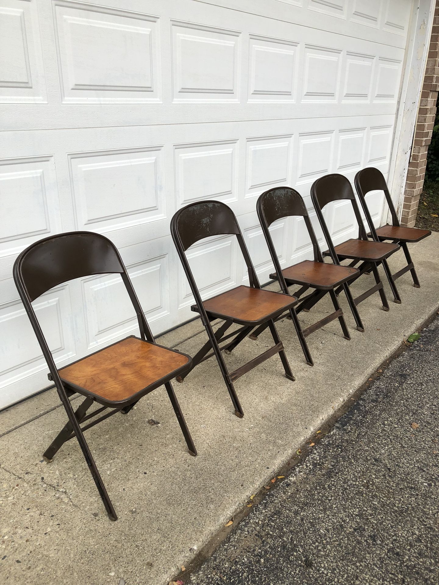 MCM Metal Folding Chairs
