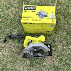 RYOBI 13 AMP CORDED 7-1/4  IN CIRCULAR SAW 