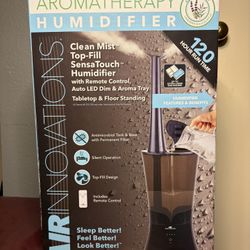 Air Innovations MH-903A Ultrasonic Cool Mist Humidifier 120 Hour Runtime, Black
