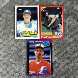Lot of Randy Johnson Baseball Cards