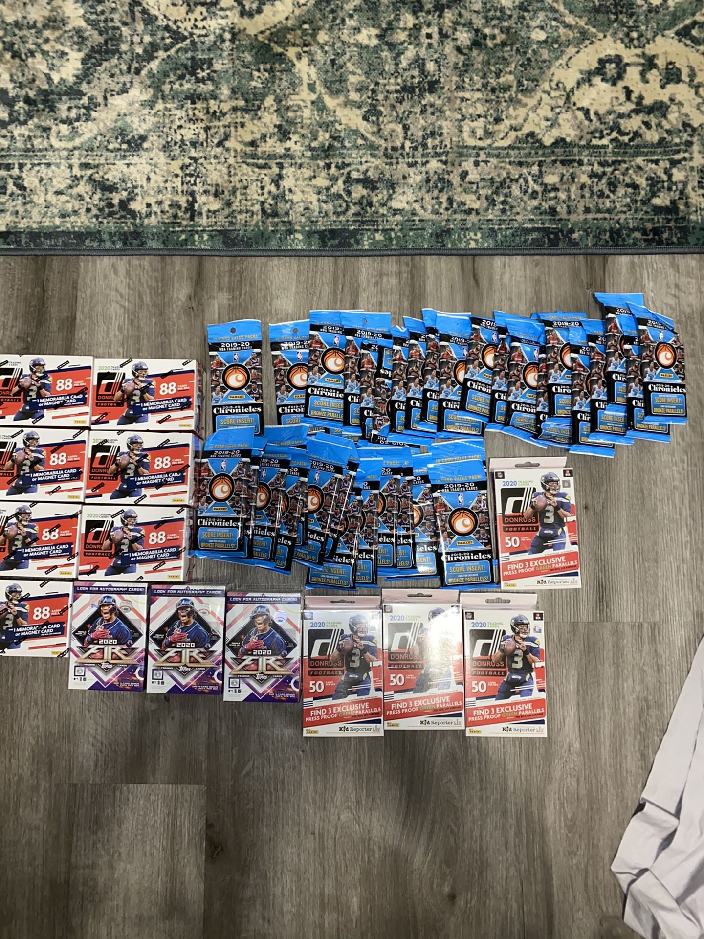 Unopened NBA, MLB, and NFL Cards All For Sale