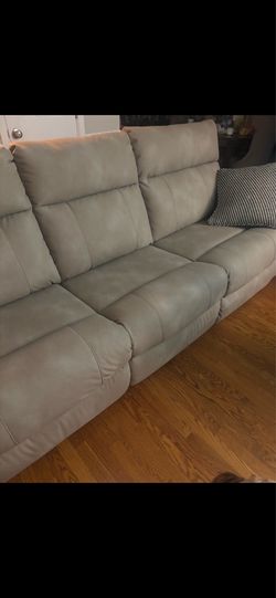 Comfortable leather couch