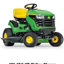John Deere S100 42 in. 17.5 HP Gas Hydrostatic Riding Lawn Mower / Snow Blower 