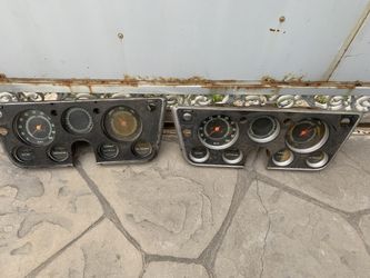 2 Clusters For 67 To 70 Chevy C 10 I Believe
