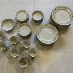 Vintage Fine China Made In Japan Florentine Pattern  -  66 Pieces