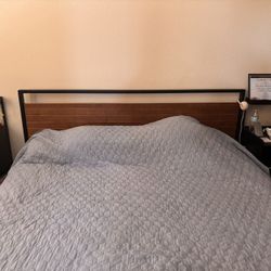 King Bed Frame- Mattress Not Included 