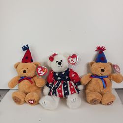 Birthday Bear Beanie Babies Vintage Collectible New