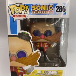 Funko Pop! Sonic The Hedgehog: Dr. Eggman #286 Doctor Robotnic Games Box 7/10