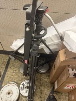 Sachtler Video 14 II Fluid Head Pedestal Tripod w/ Pneumatic Column & Dolly