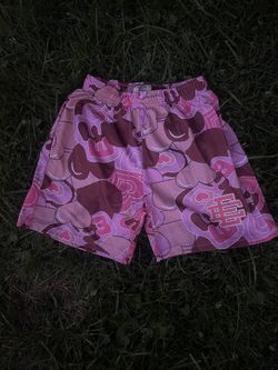 Eric Emmanuel Pink Heart Shorts 
