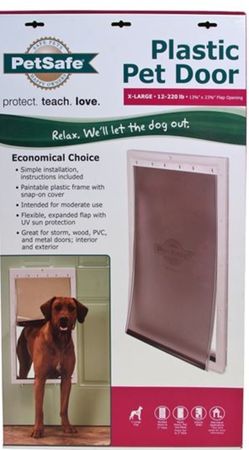 Plastic Pey Door Puerta Para Perros XL