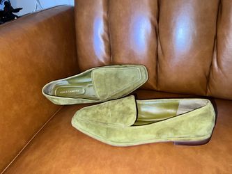 Vince Camuto Drananda green suede loafers men’s  size 12M