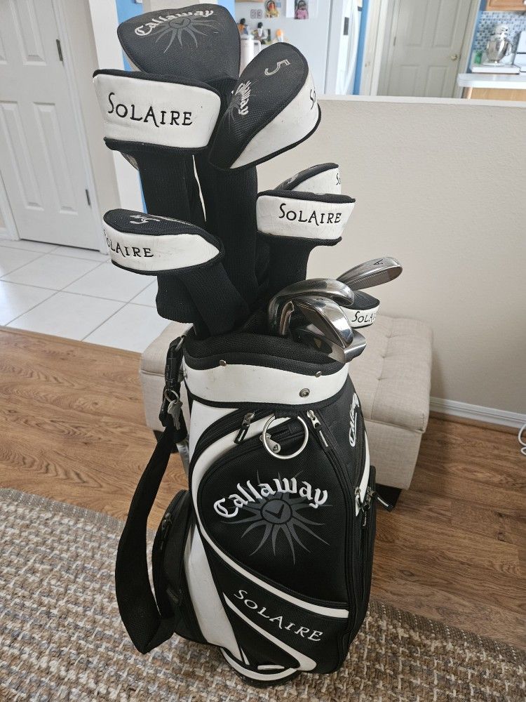 Callaway Solaire Ladies Full Golf Club Set with Matching Bag
