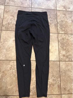 Black lululemon size 10 regular length