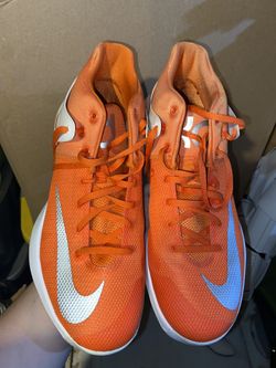 nike kd trey 5 IV size 10.5 orange and white