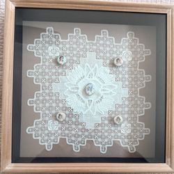 Vintage Hand Painted Porcelain Buttons