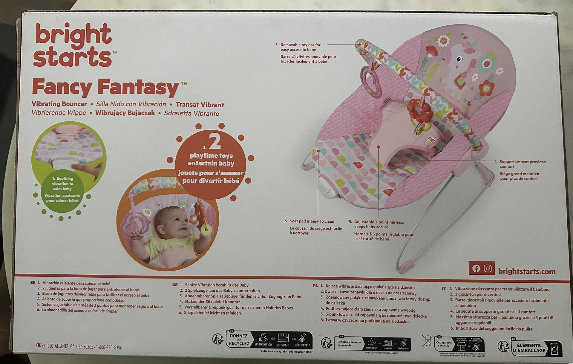 Disney Baby Mickey Mouse Happy Triangles Cradling Bouncer
