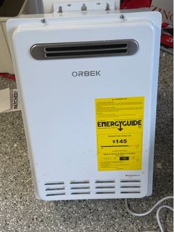 Orbek natural gas water heater