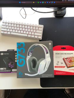 Pc Headset Mouse And Key caps