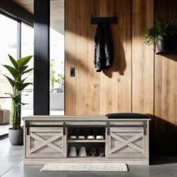 Entryway Shoe Bench