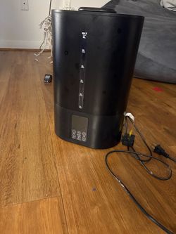 Black Top-Fill Humidifier 6L