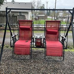 Double Swing Set/ Mobile Scooter