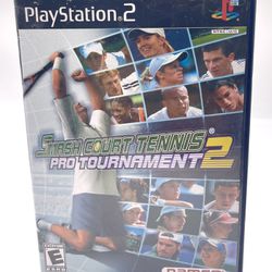 Smash Court Tennis Pro Tournament 2 Sony  PlayStation 2 PS2 Complete Video Game