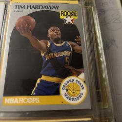 Tim Hardaway Rookie Golden State Trading Card