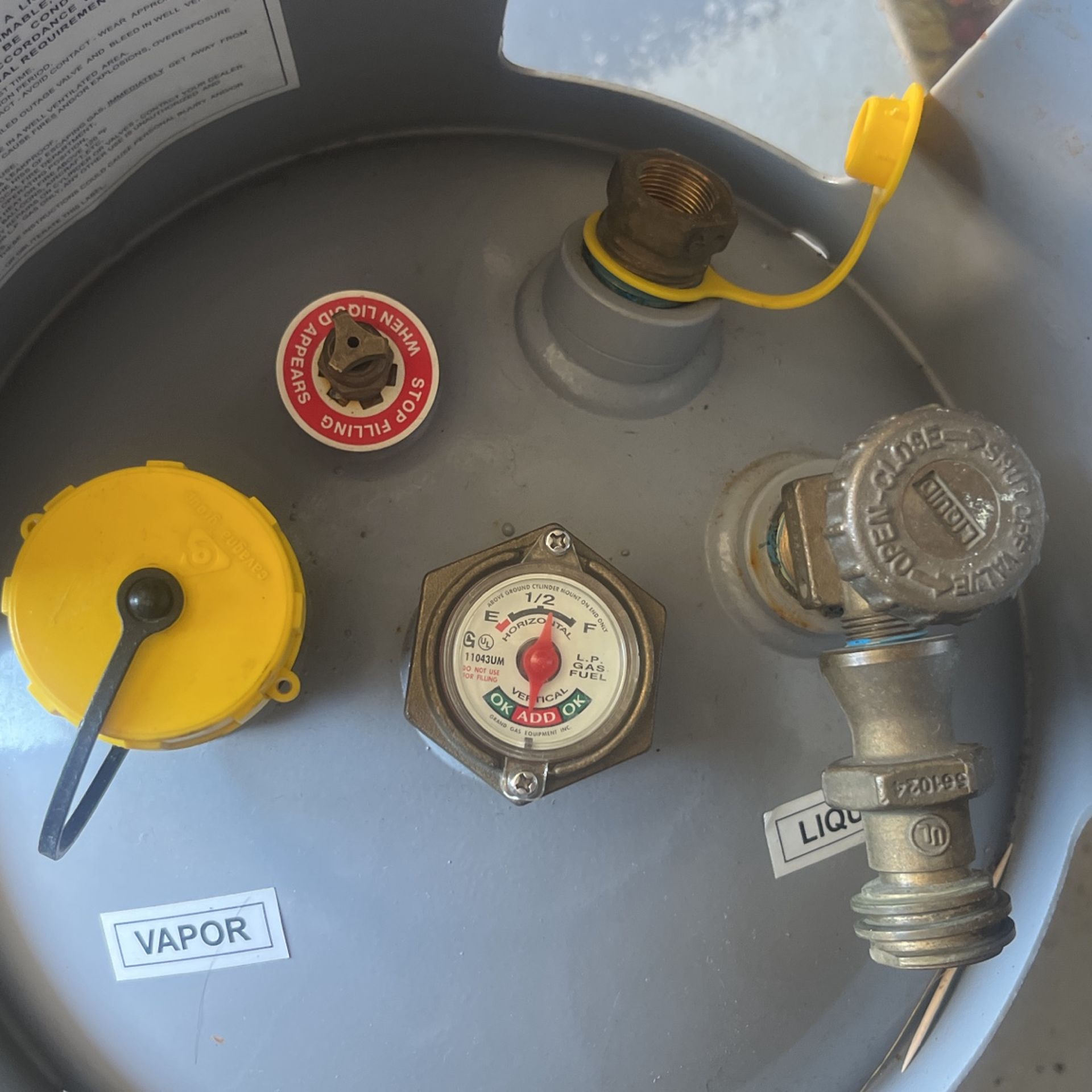 Propane Tank Half Full For FORKLIFT