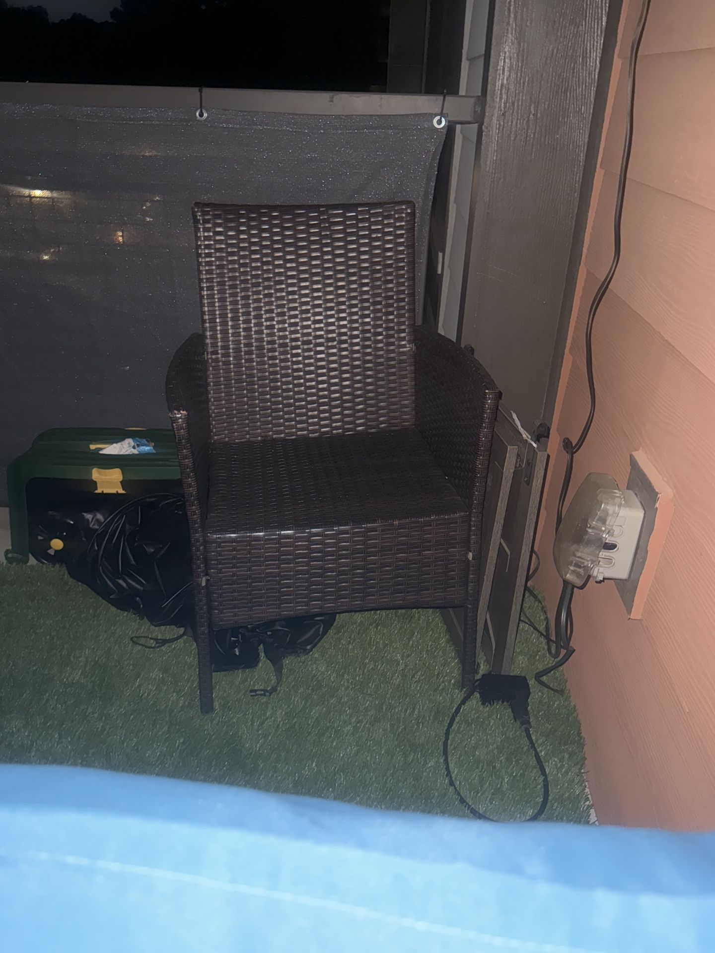 Wicker Patio Chair 