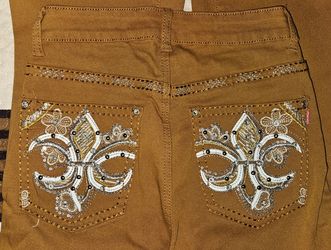 Brown Jeans - Womens Size: 3/4
