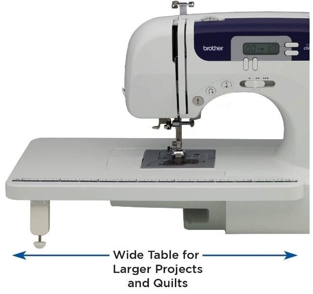 Brother CS6000i LCD Computerized 60-stitches Sewing, 9-Quilting Feet