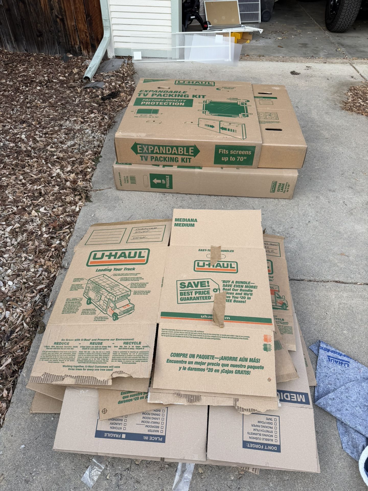 Free Moving boxes And 2 TV Boxes