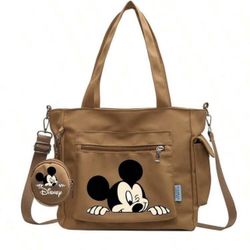 Disney Brown Mickey Mouse Tote Bag