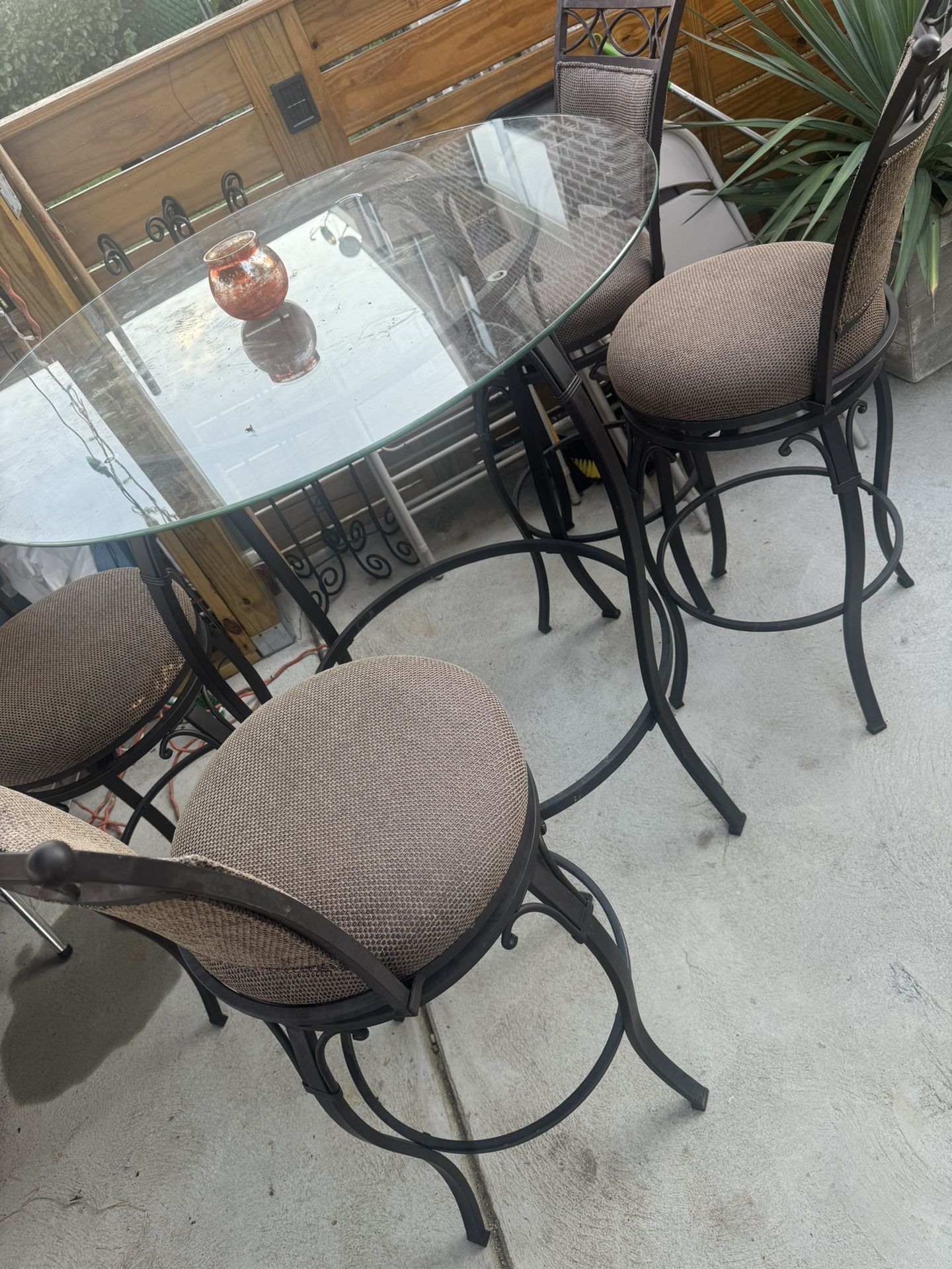 Outdoor Table Almost Never Used