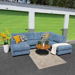 Bluebell Double Chaise Sectional Couch