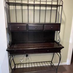 MUST GO ASAP! BUFFET/Bakers Rack/Hutch/serving table