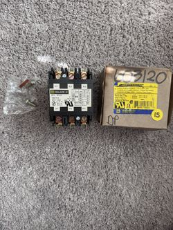 NEW Square D 8910DPA63 Definite Purpose Contactor, 60 FLA, 75 A, 110V, 3-Pole, In Stock