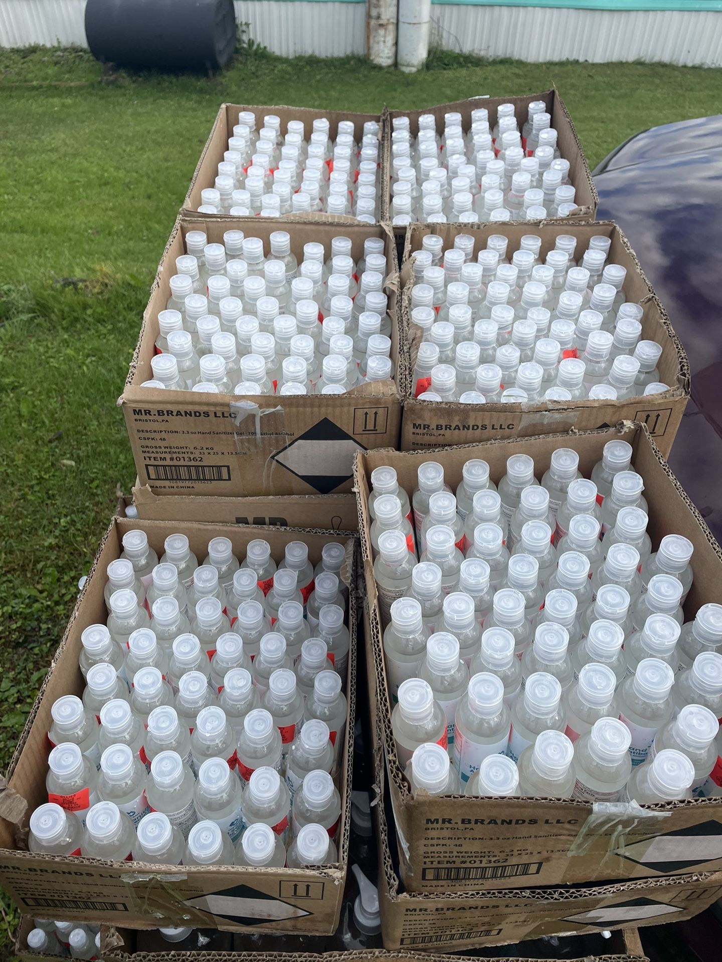 Wholesale Lot Of Hand Sanitizer 48- 3.3oz Bottles