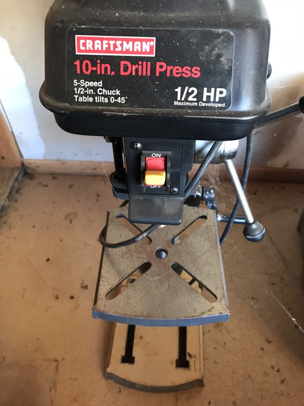 Craftsman 10in Drill Press 1/2 hp for Sale in Burbank, CA OfferUp