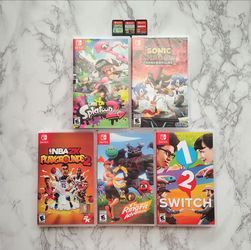 Nintendo switch games $15-$25 each Sonic, Splatoon and more!
