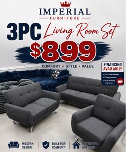 3-Piece Living Room Sofa Set ‼️ Only $899 ‼️