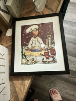 Fat chef print