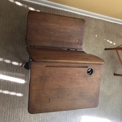 Antique School Desk - Buffalo NY markings