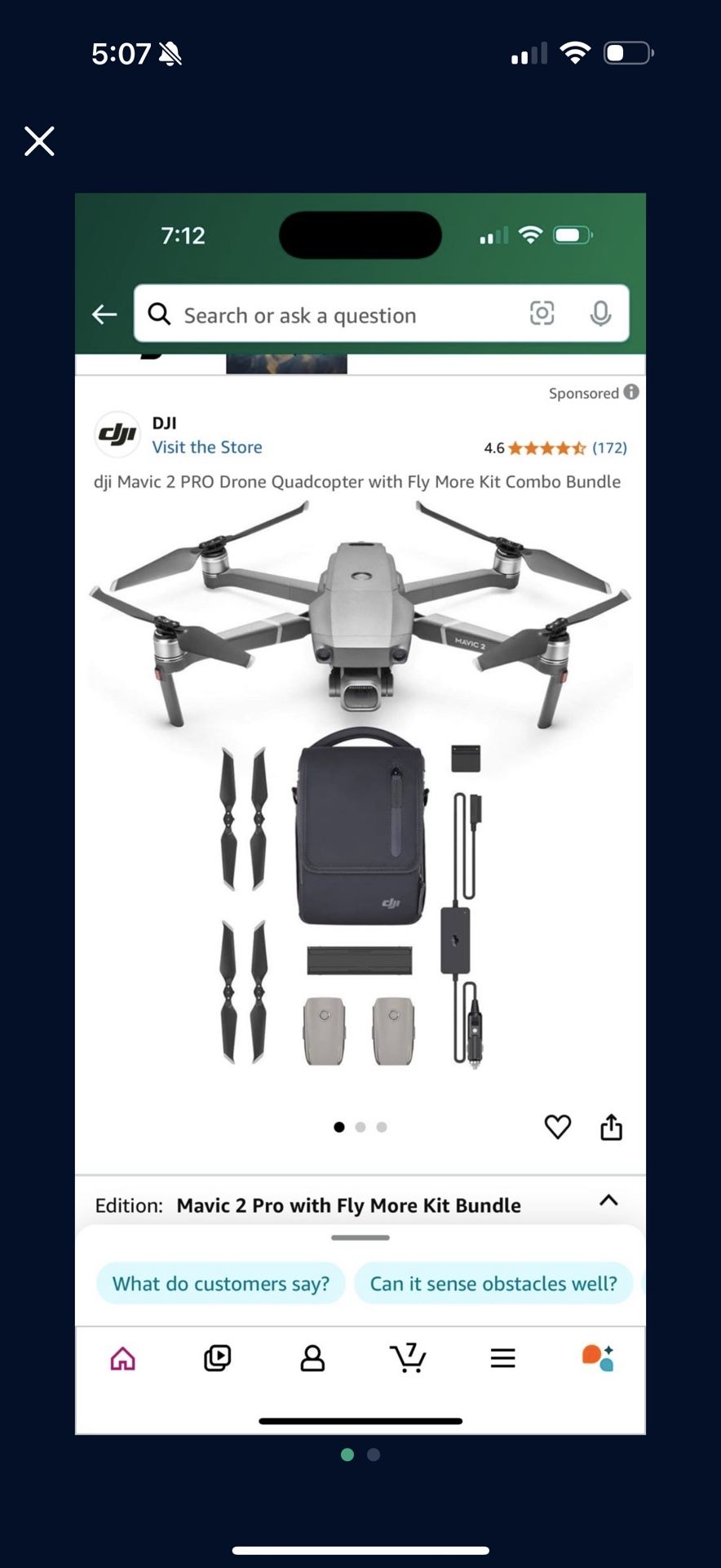 DJI Mavic 2 Pro (Fly more package)