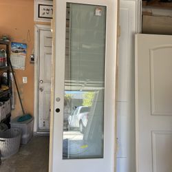 New Door 32” Fiberglass Pre Hung 8 Feet Low E Glass