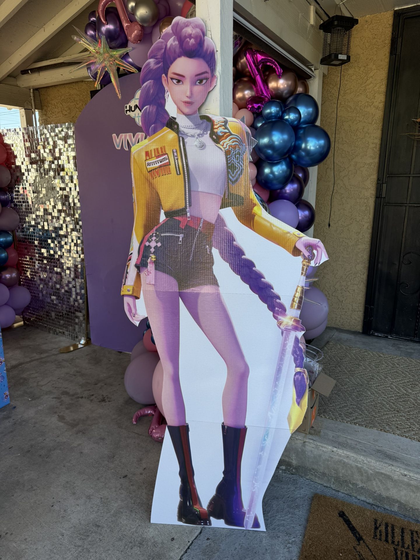 Rumi Kpop Demon Hunters Cardboard Standup 