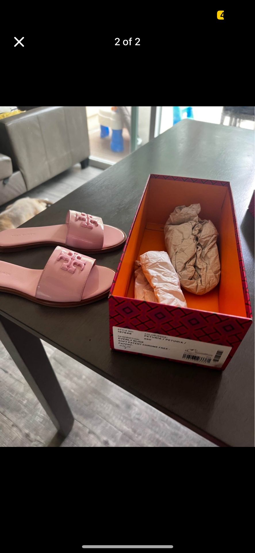 Tory Burch Petunia Slide Soft Pink