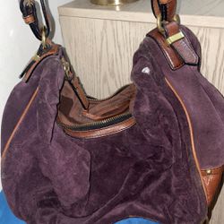 Purple Shoulder Bag $20