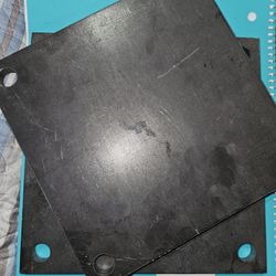 3/8" 8x8 anchor plates with holes